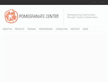 Tablet Screenshot of pomegranatecenter.org